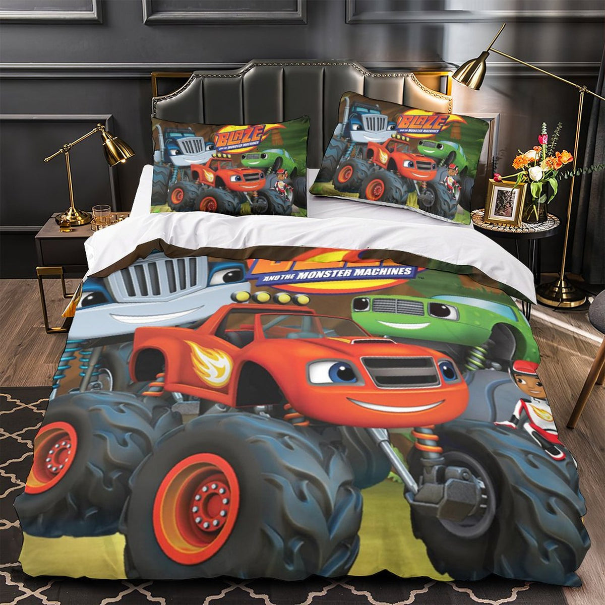 Blaze and the Monster Machines Bedding Set Quilt Duvet Cover Without F