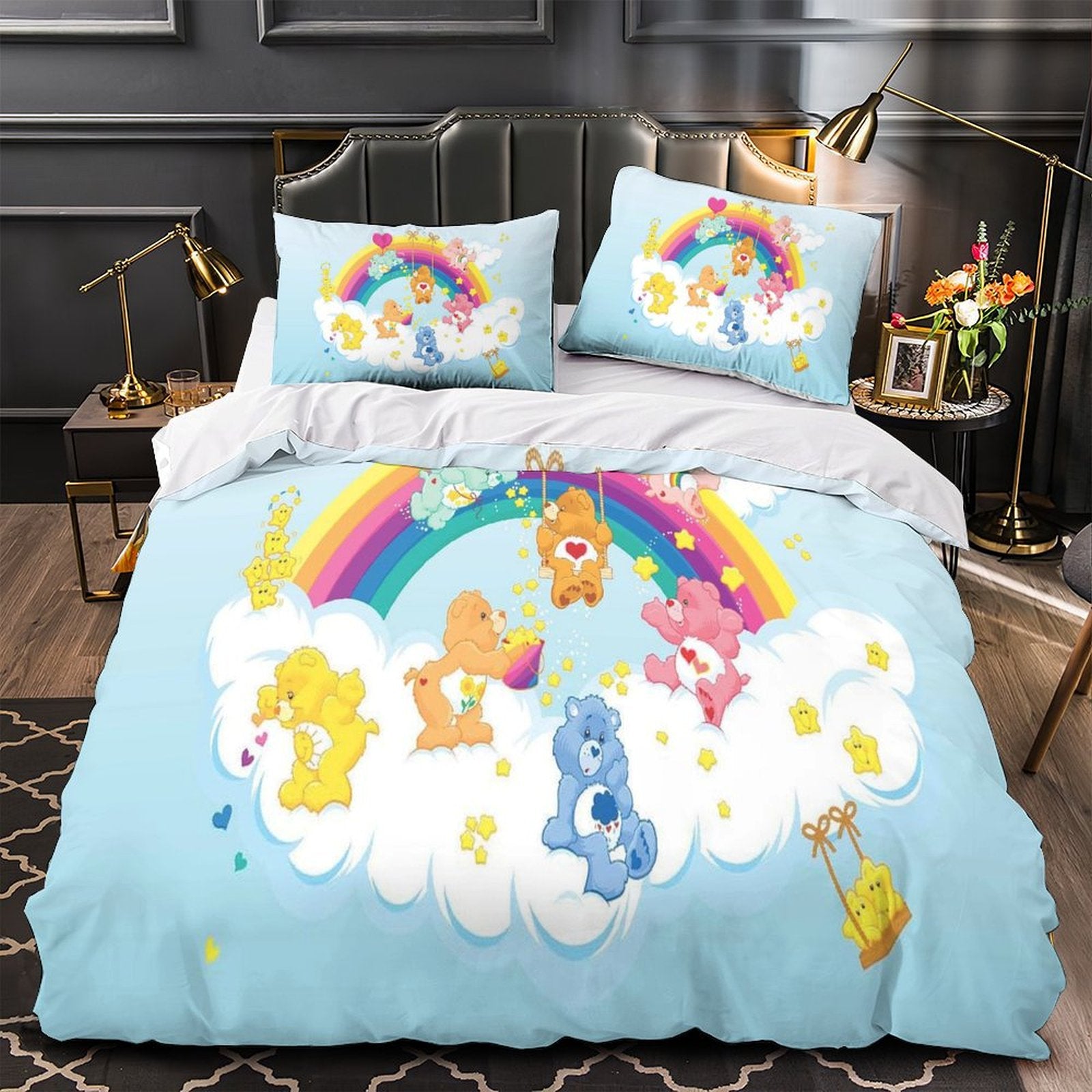 Care Bears Bedding Set Pattern Quilt Cover Without Filler
