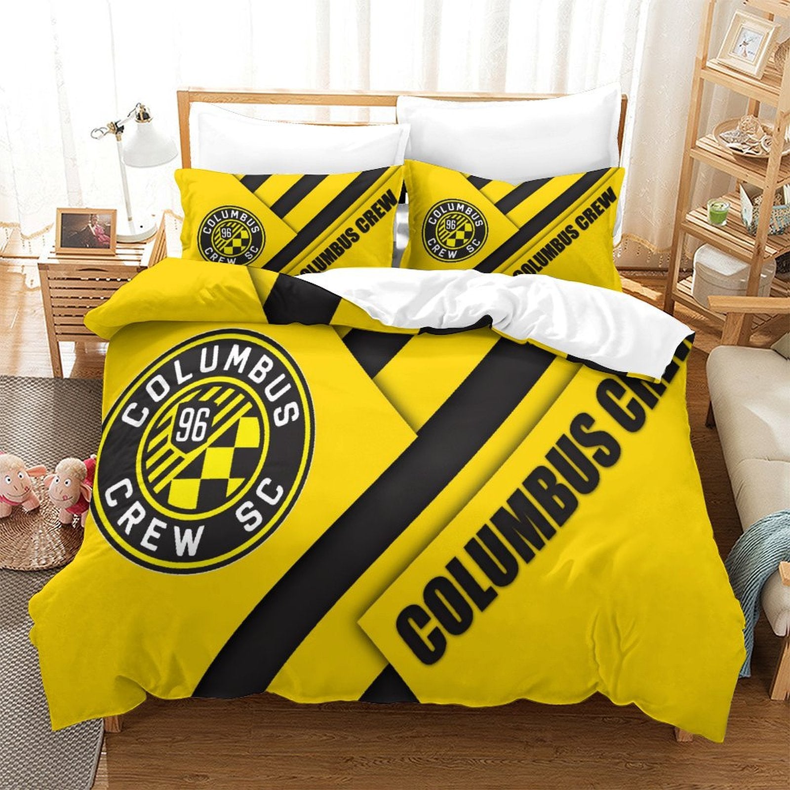 Columbus Crew SC Bedding Set Duvet Cover Without Filler