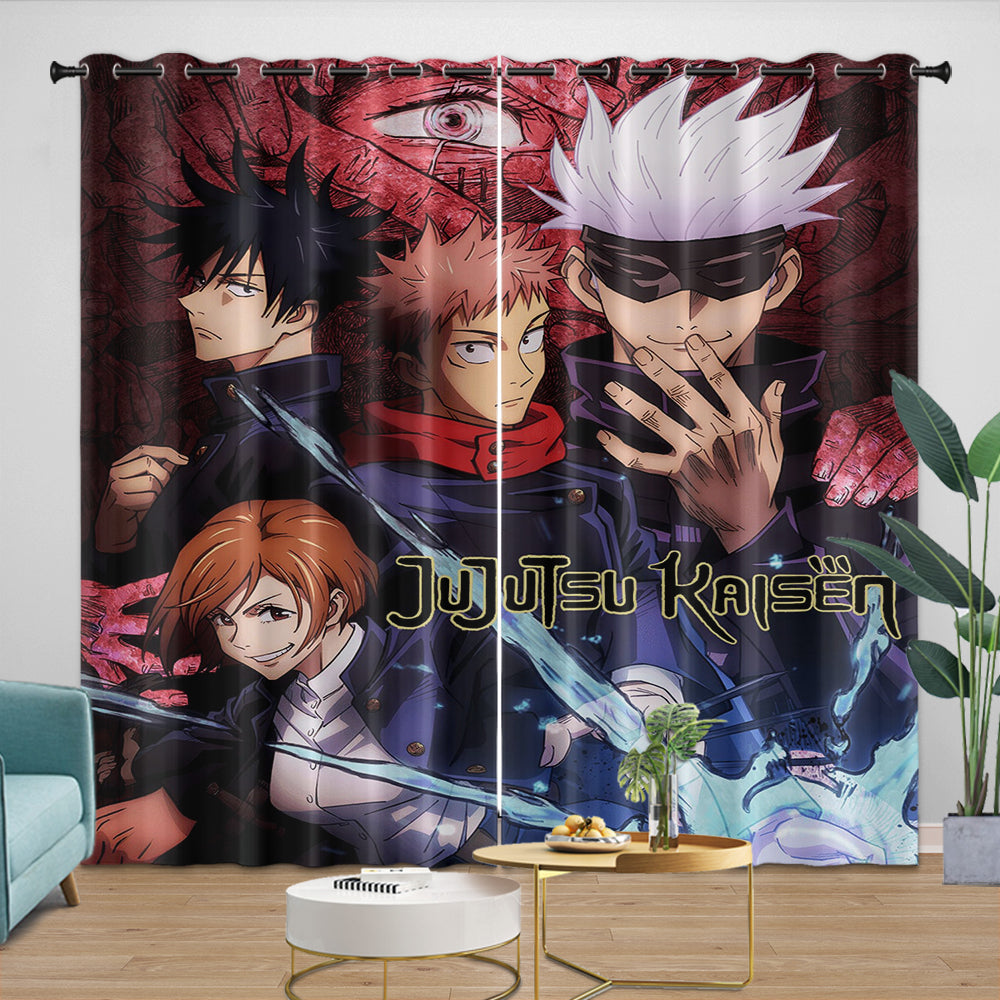 Jujutsu Kaisen Curtains Blackout Window Drapes