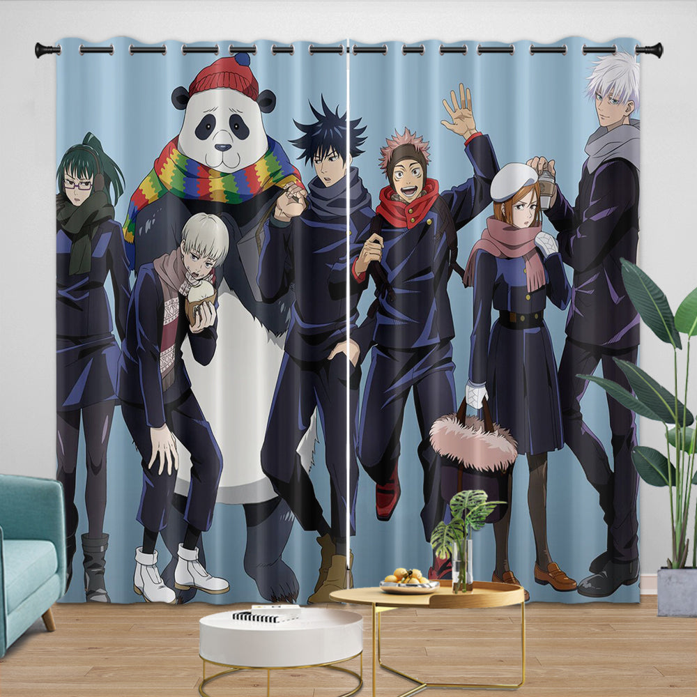 Jujutsu Kaisen Curtains Blackout Window Drapes