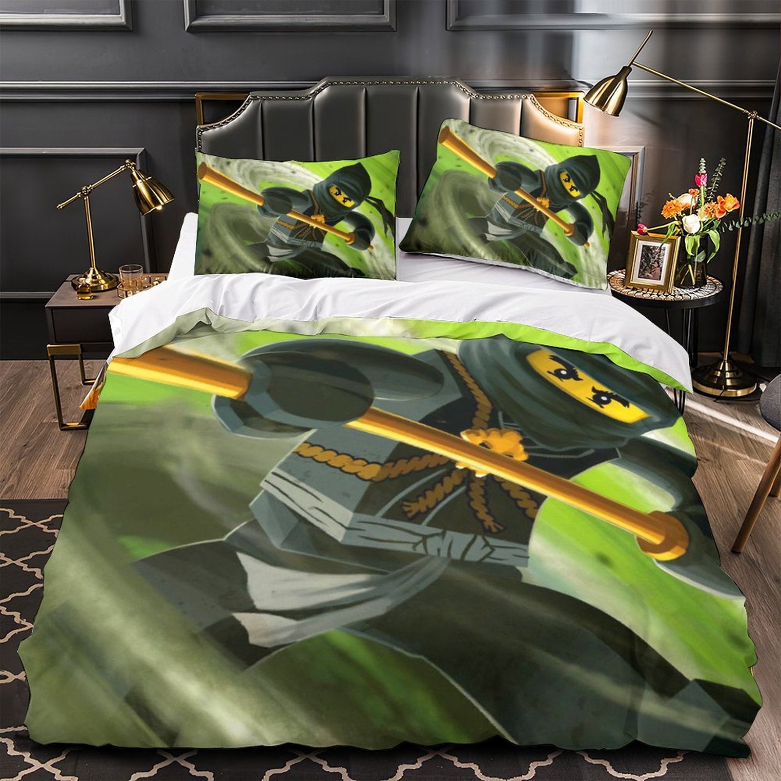 LEGO Ninjago Bedding Set Quilt Duvet Cover Without Filler