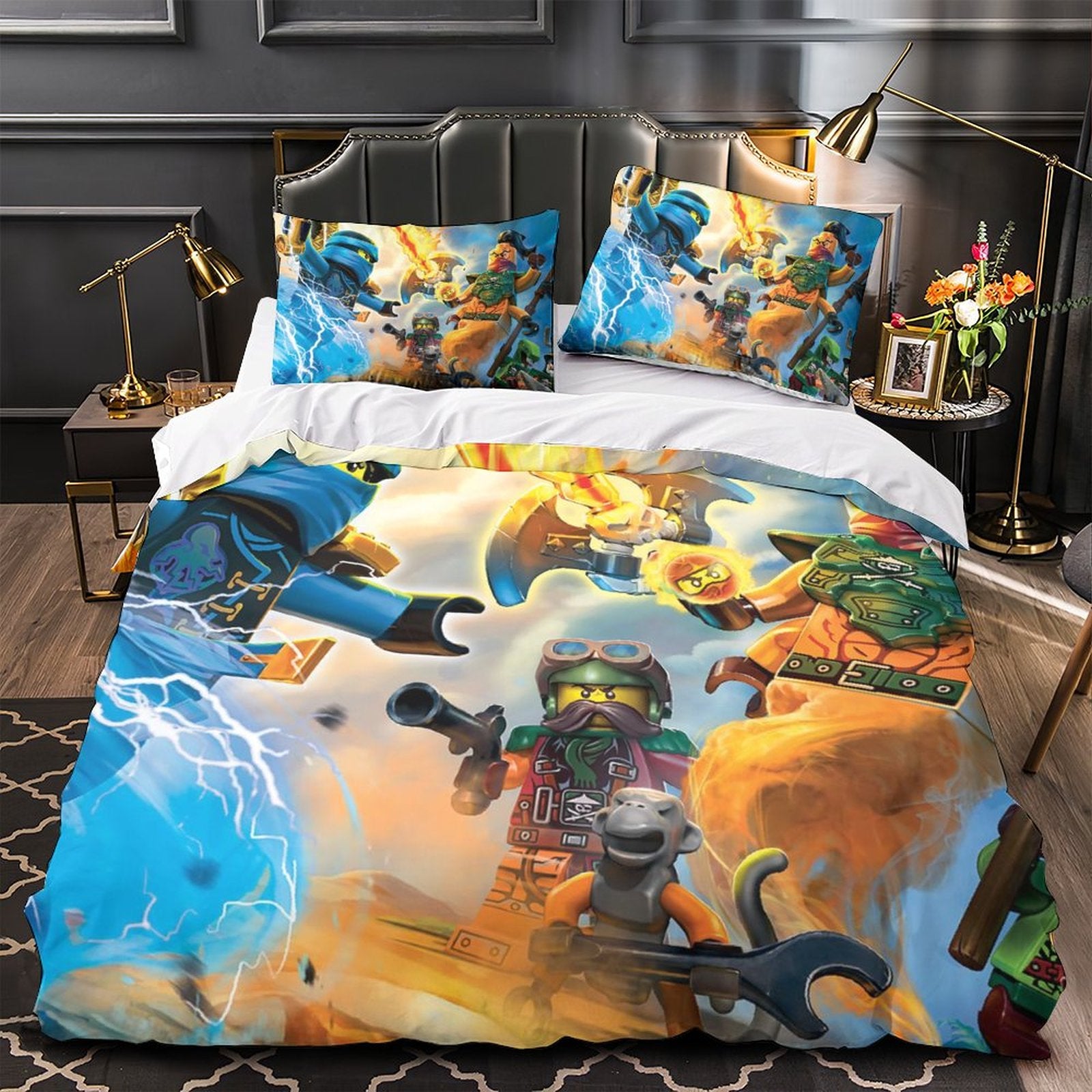 LEGO Ninjago Bedding Set Quilt Duvet Cover Without Filler