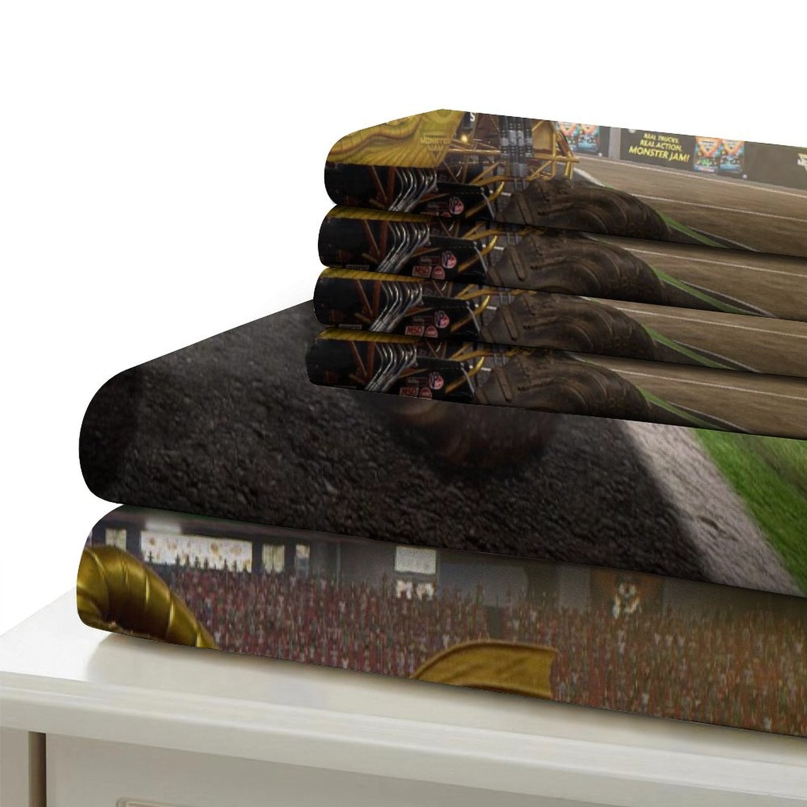 Monster Jam Steel Titans Truck Bedding Set Duvet Cover Without Filler