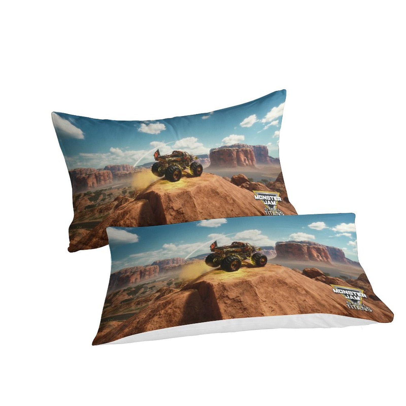 Monster Jam Steel Titans Truck Bedding Set Duvet Cover Without Filler
