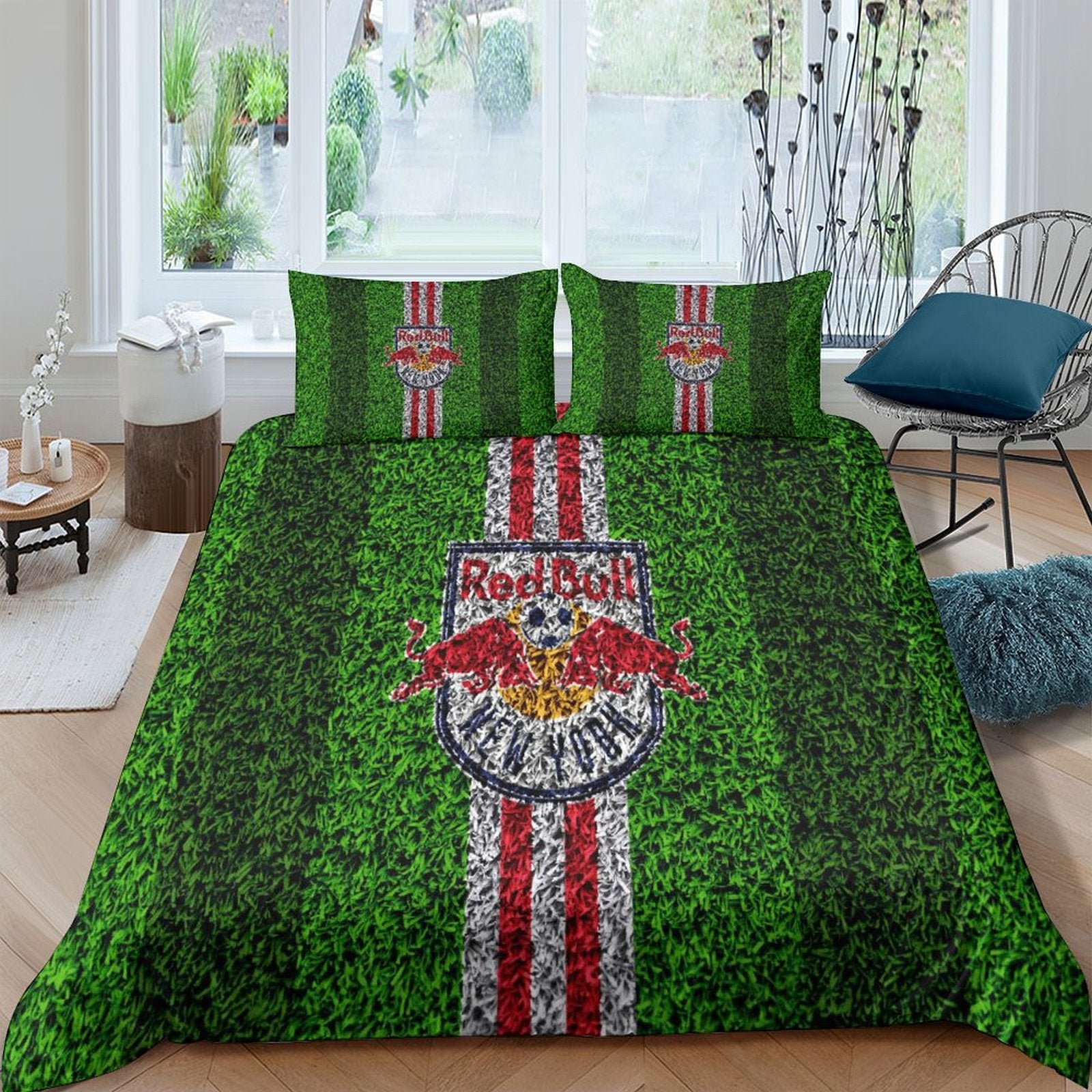 New York Red Bulls Bedding Set Duvet Cover Without Filler