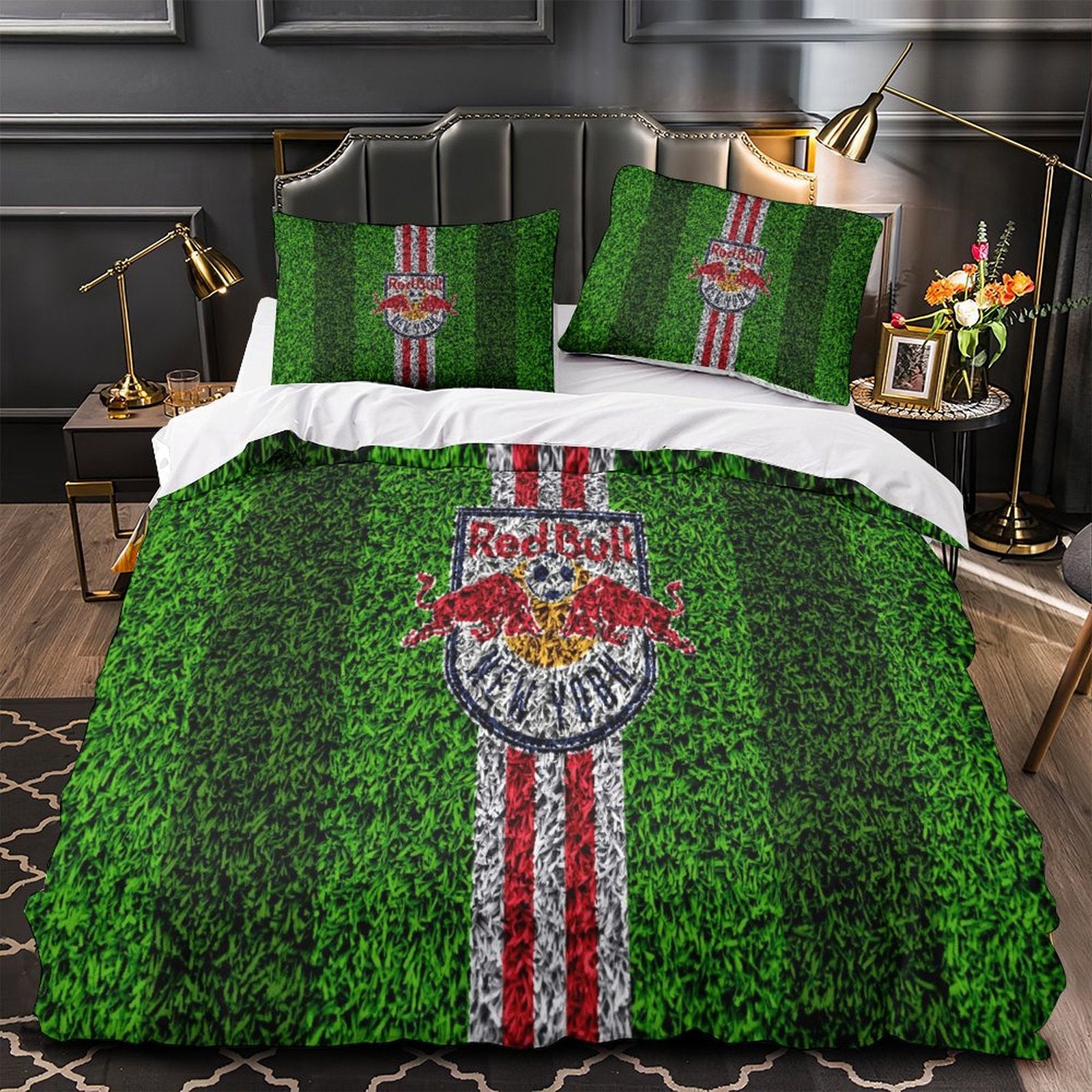 New York Red Bulls Bedding Set Duvet Cover Without Filler