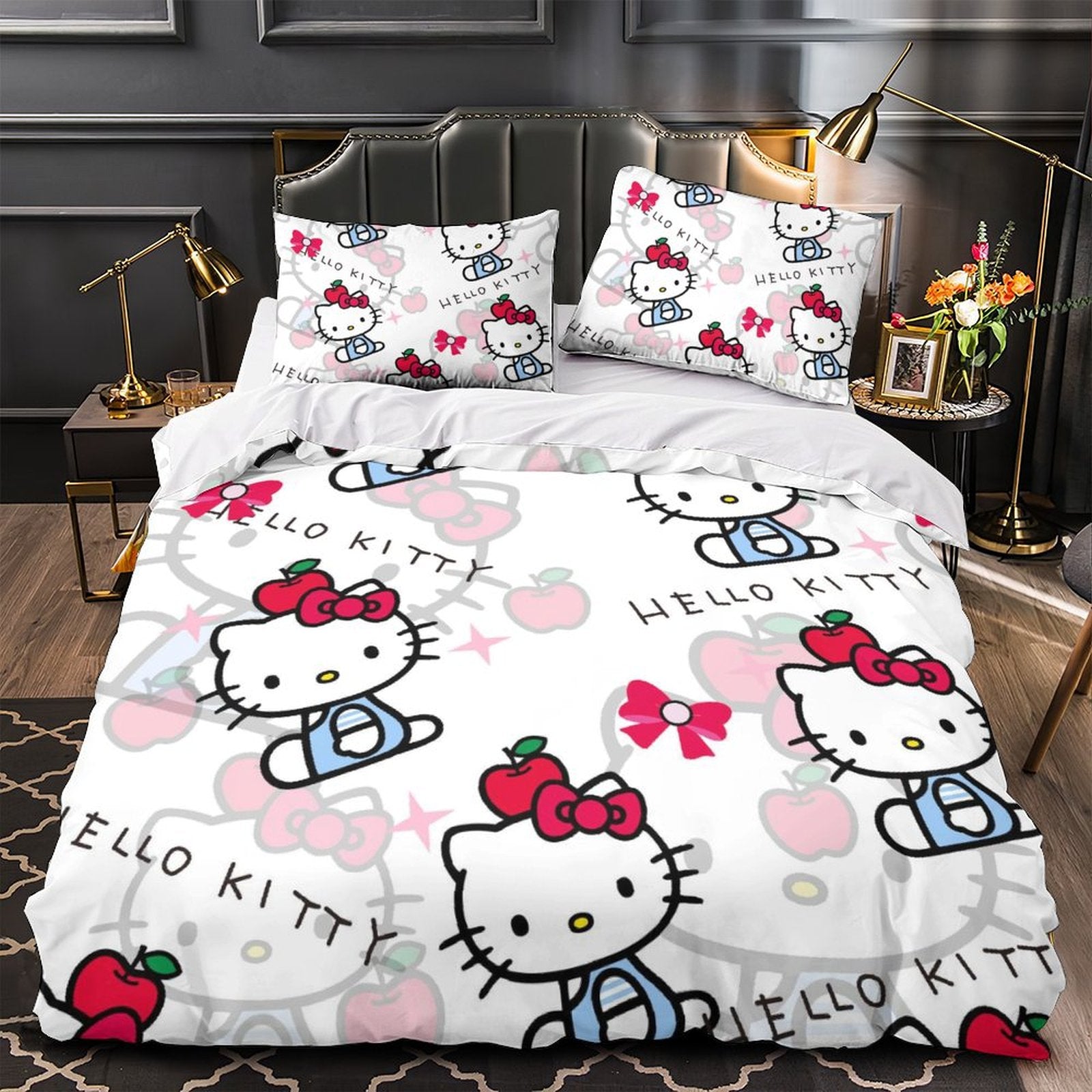 Sanrio Hello Kitty Bedding Set Quilt Duvet Cover Without Filler