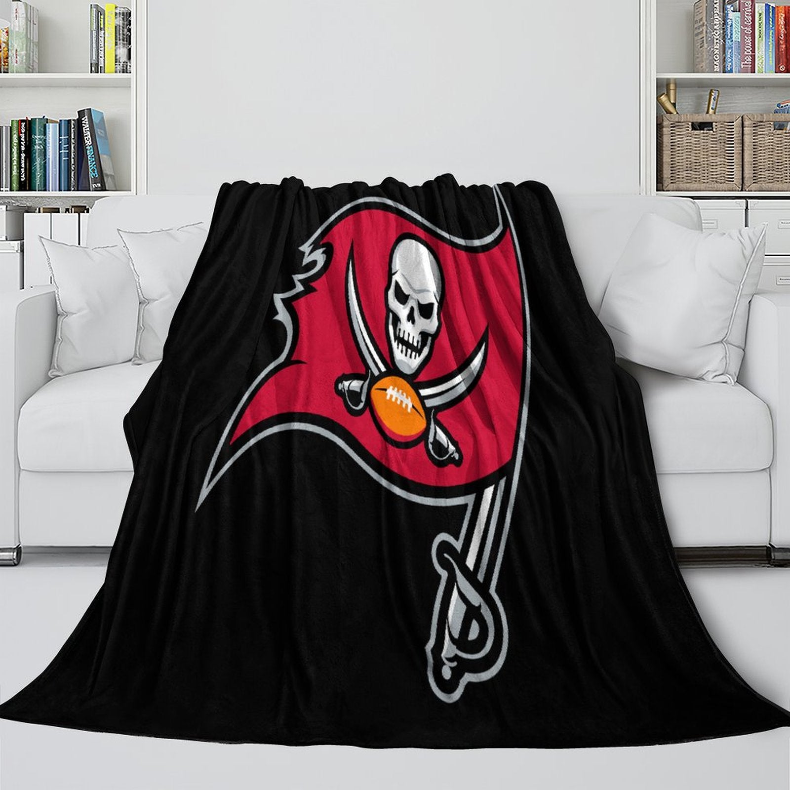 Tampa Bay Buccaneers Blanket Flannel Fleece Throw Room Decoration