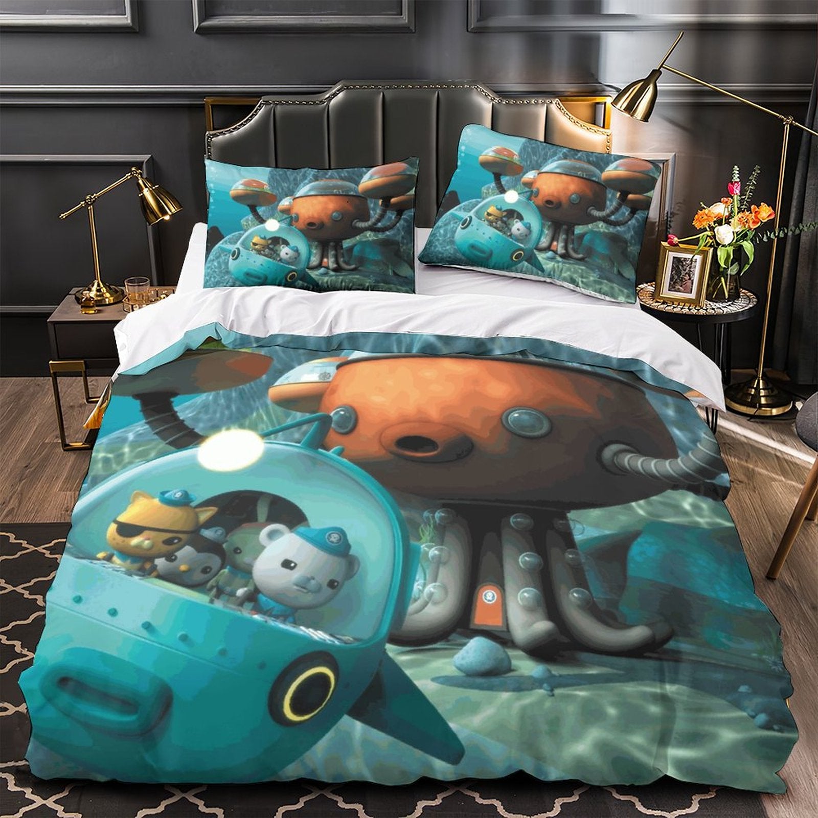 The Octonauts Bedding Set Pattern Quilt Duvet Cover