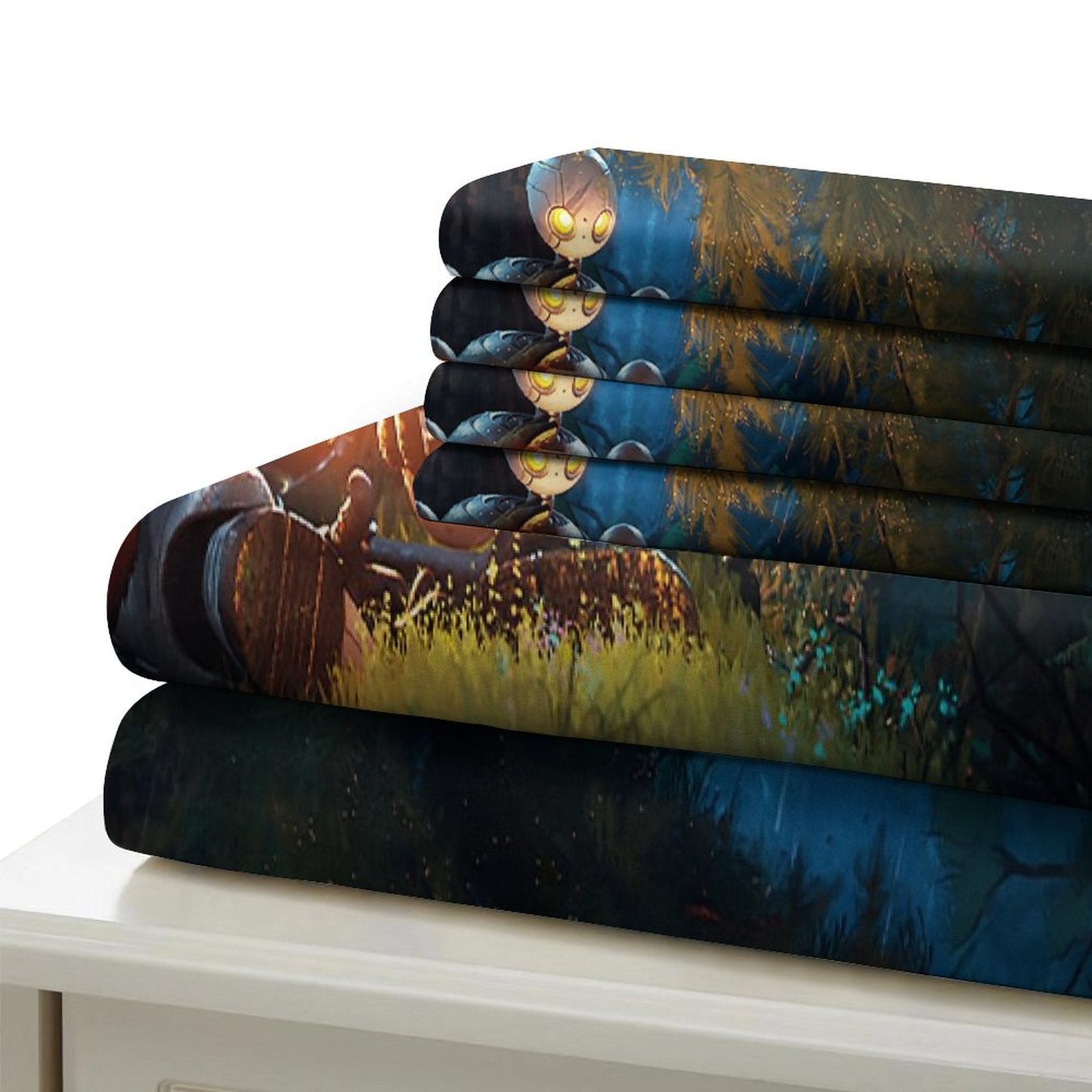 The Wild Robot Bedding Set Pattern Quilt Cover Without Filler