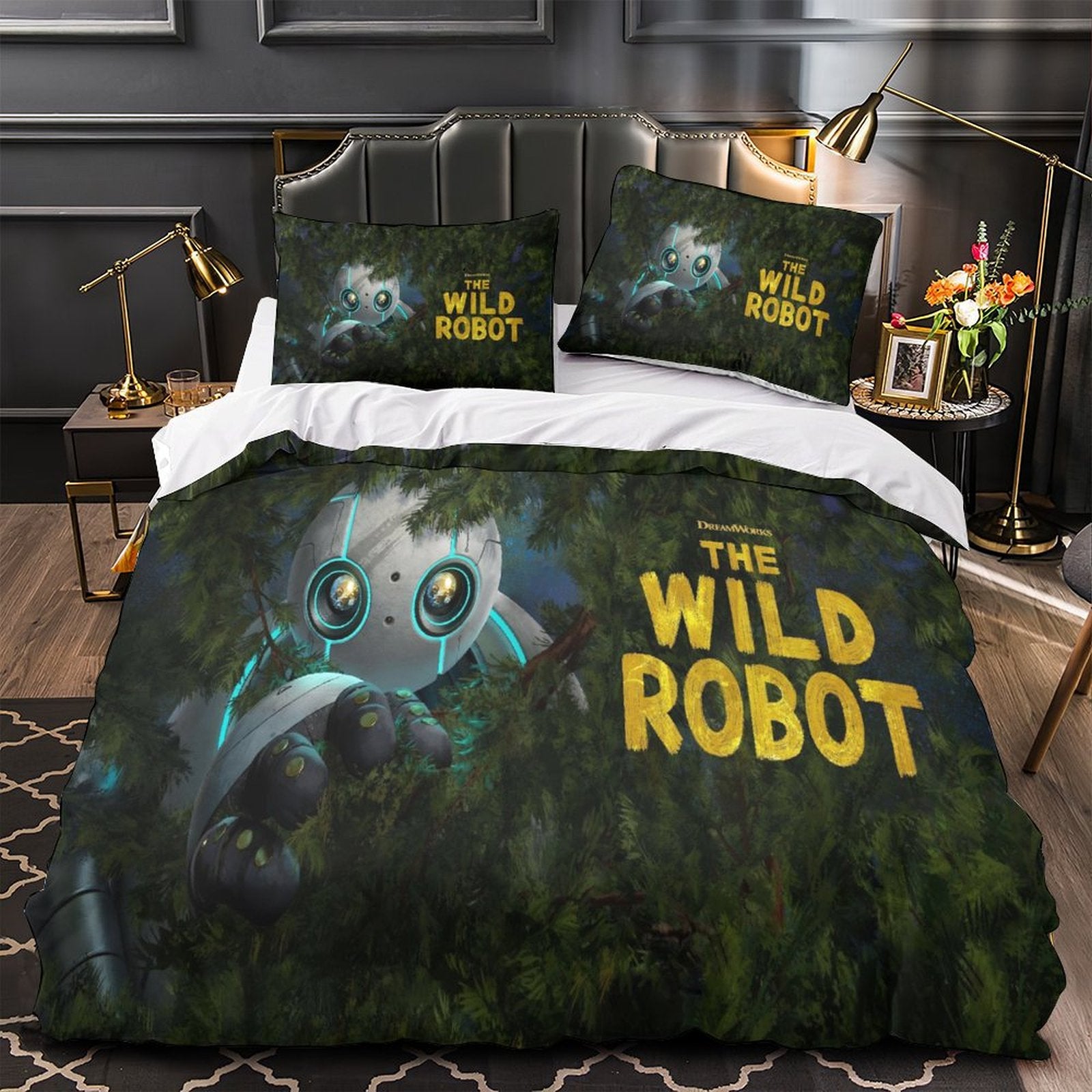 The Wild Robot Bedding Set Pattern Quilt Cover Without Filler