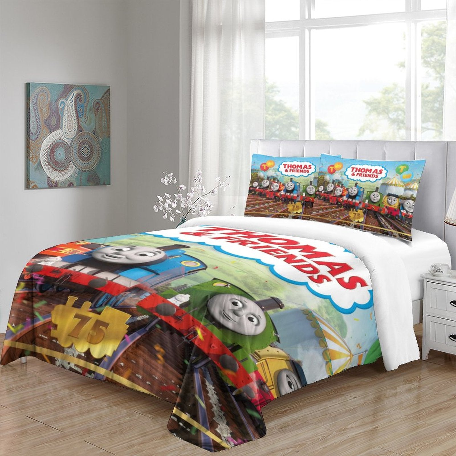 Thomas Bedding Set Quilt Duvet Cover Without Filler