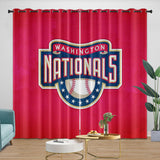 Load image into Gallery viewer, Washington Nationals Curtains Blackout Window Drapes Room Decoration
