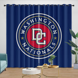 Load image into Gallery viewer, Washington Nationals Curtains Blackout Window Drapes Room Decoration