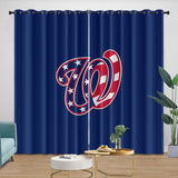 Load image into Gallery viewer, Washington Nationals Curtains Blackout Window Drapes Room Decoration