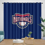 Load image into Gallery viewer, Washington Nationals Curtains Blackout Window Drapes Room Decoration