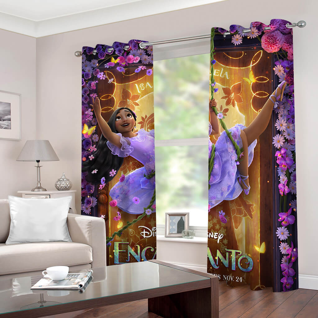 Disney Encanto Curtains Blackout Window Drapes for Room Decoration