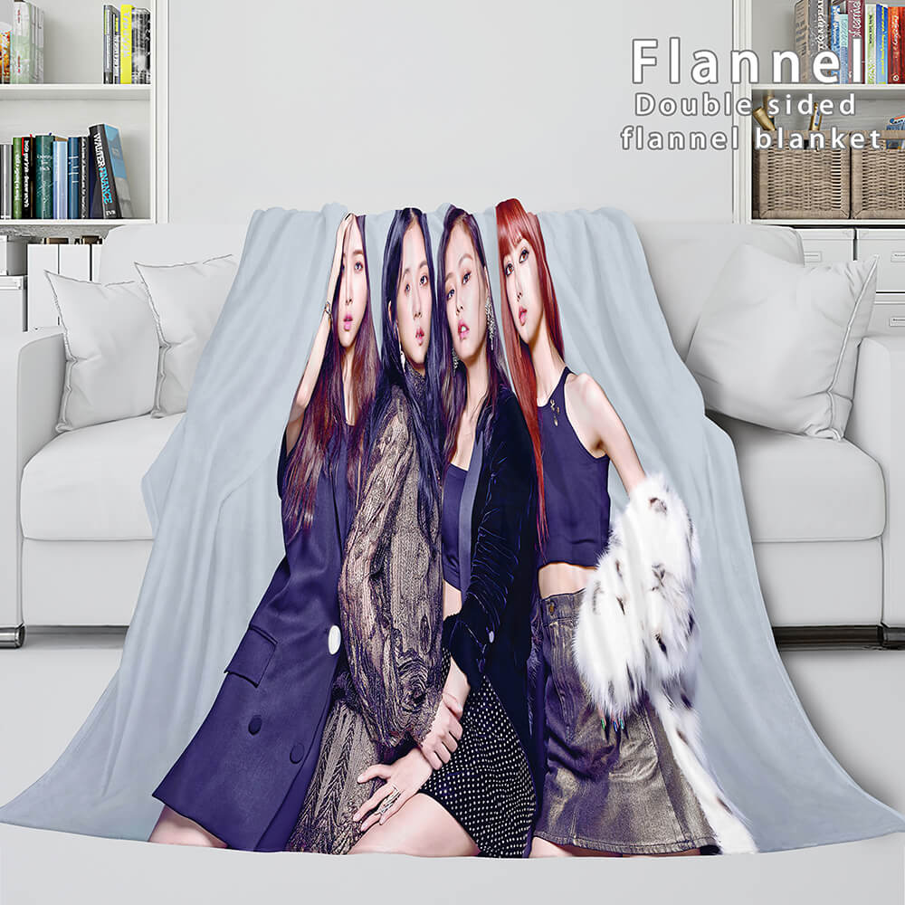 Couverture en molleton de flanelle super douce BLACKPINK