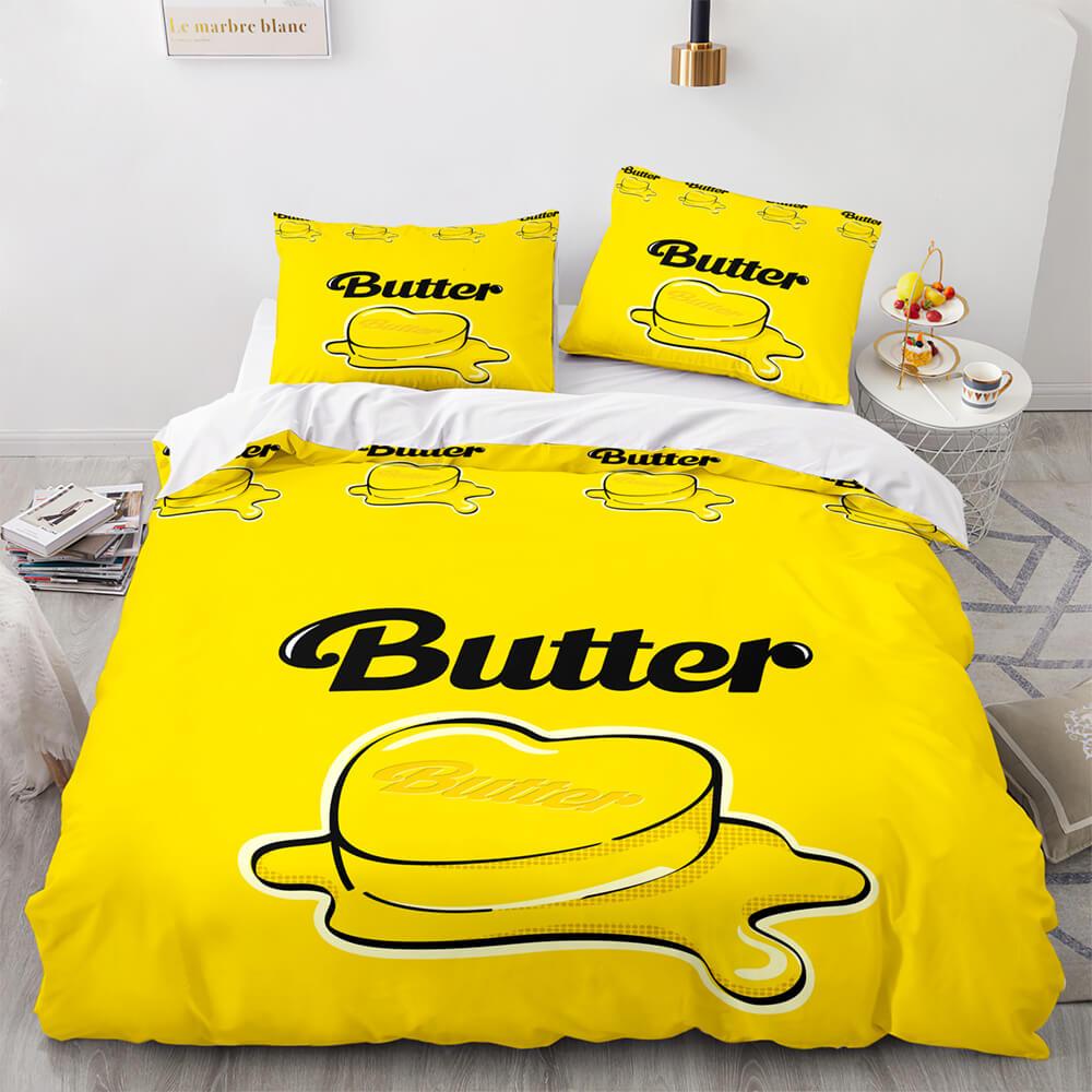 BTS Butter Bedding Set UK Duvet Covers Bed Sets