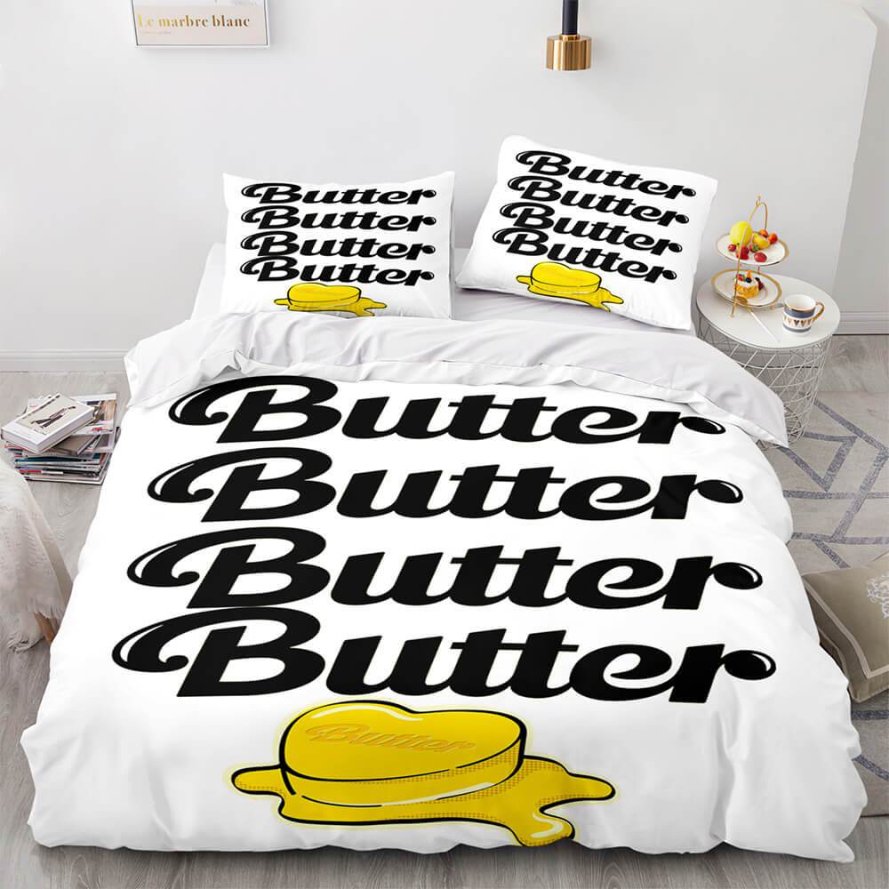 BTS Butter Bedding Set UK Duvet Covers Bed Sets