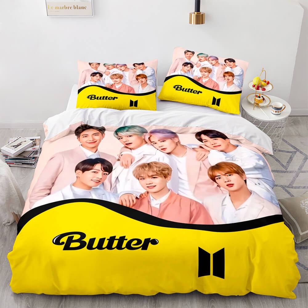 BTS Butter Bedding Set UK Duvet Covers Bed Sets