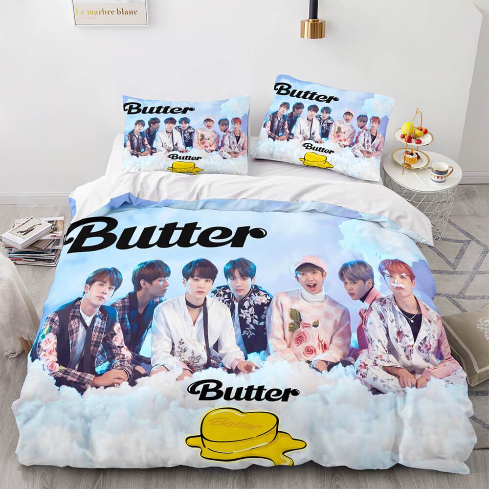 BTS Butter Bedding Set UK Duvet Covers Bed Sets