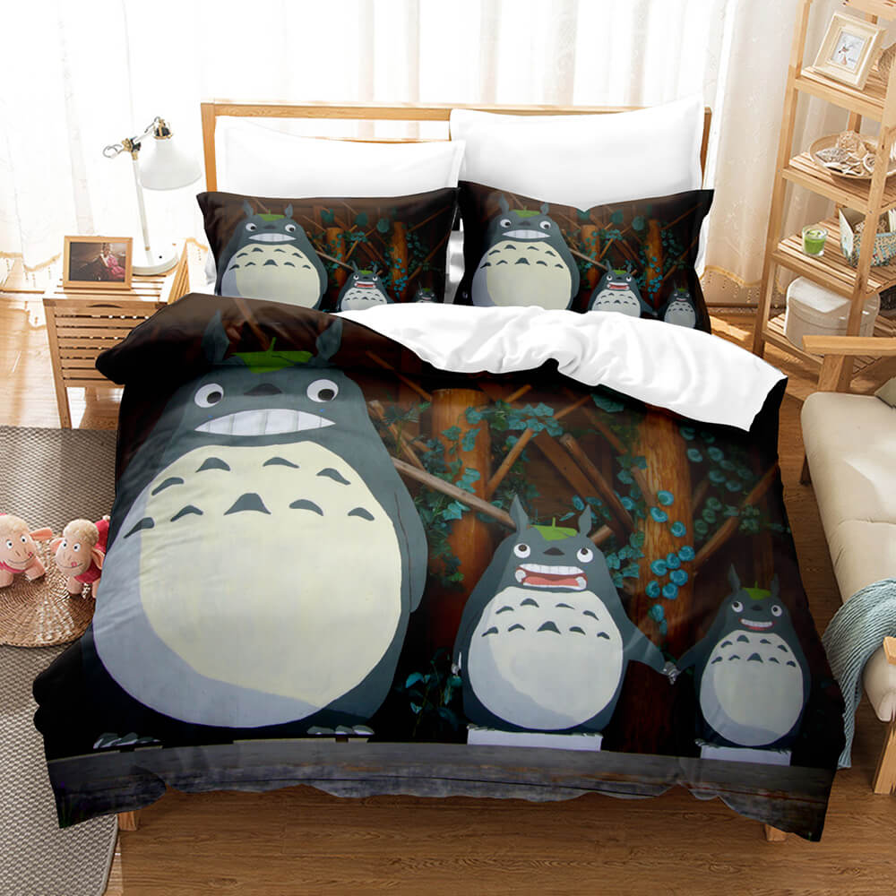 Cartoon MY NEIGHBOR TOTORO Bedding Set Duvet Cover Quilt Bed Sets