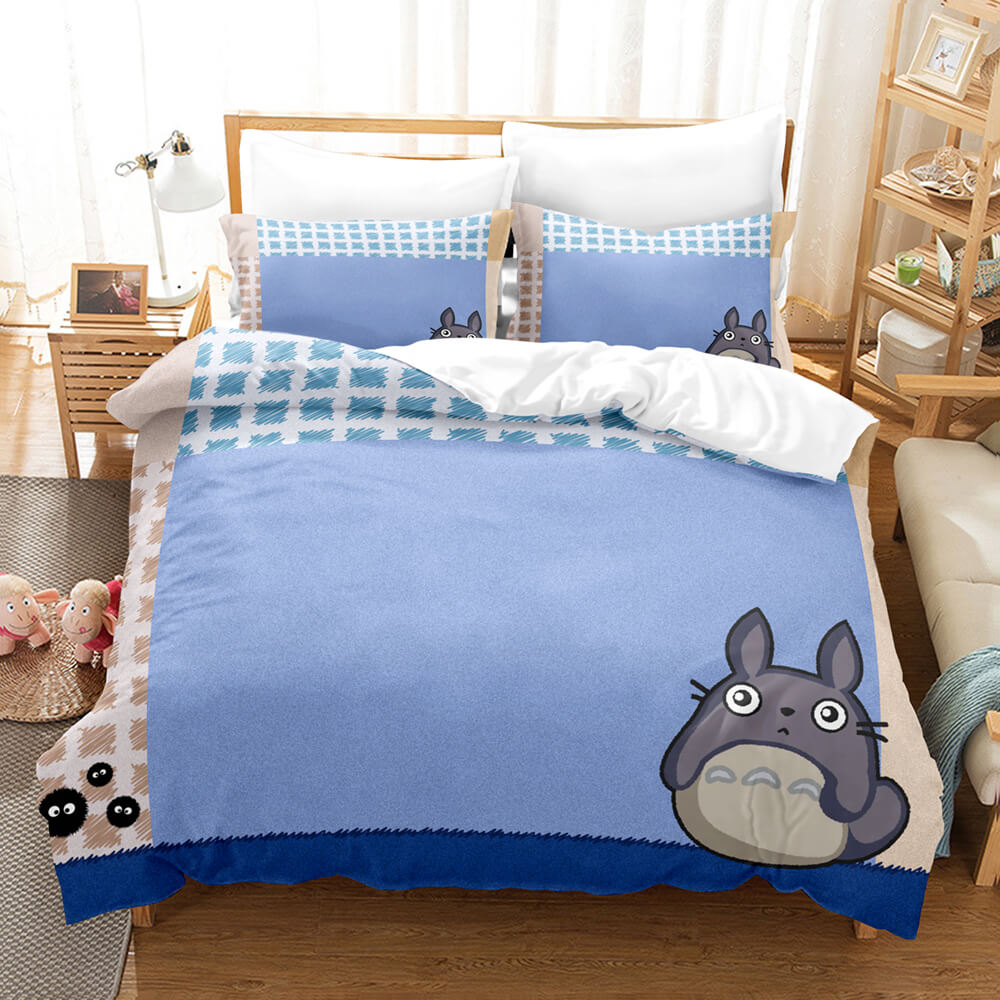 Cartoon MY NEIGHBOR TOTORO Bedding Set Duvet Cover Quilt Bed Sets