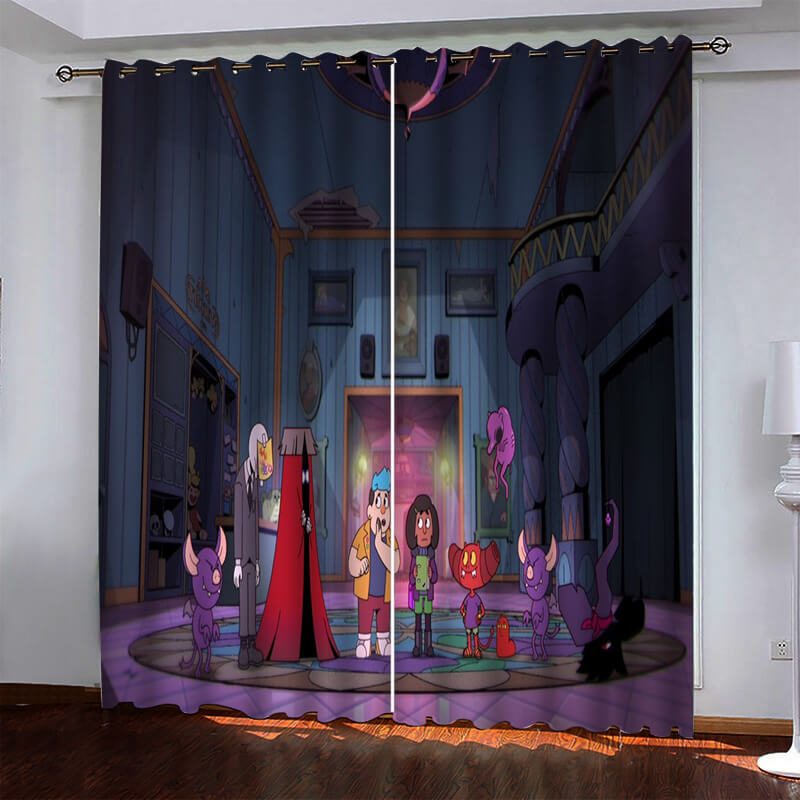 Tende Panda Tende oscuranti Trattamenti per finestre Tende per la decorazione della stanza