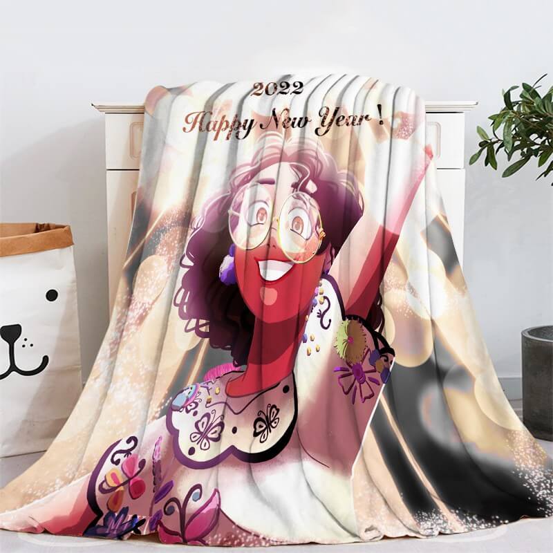Coperta Disney Encanto Cosplay Flanella Decorazioni per la stanza