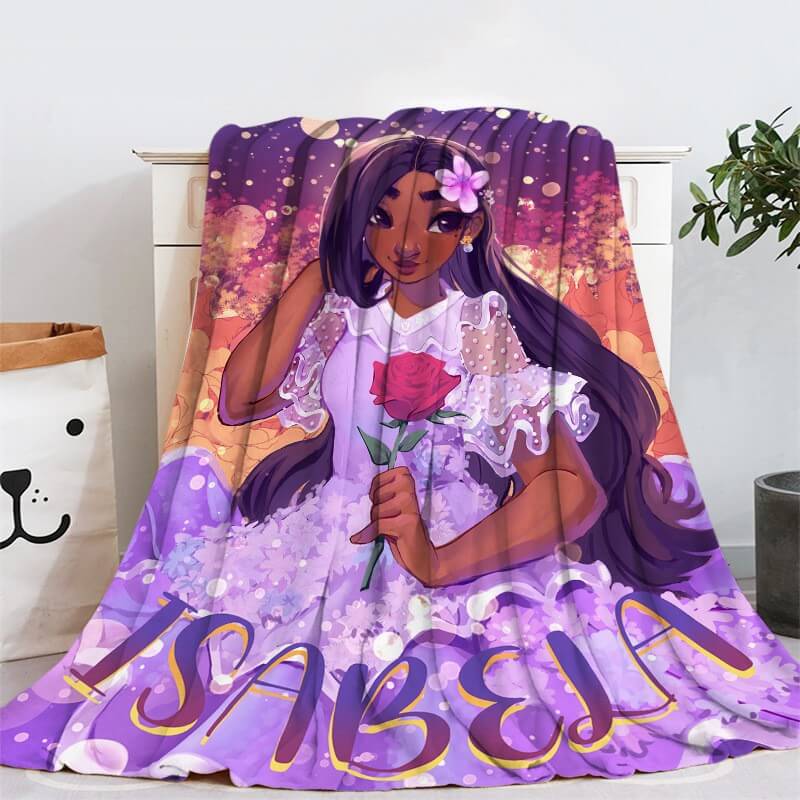 Coperta Disney Encanto Cosplay Flanella Decorazioni per la stanza