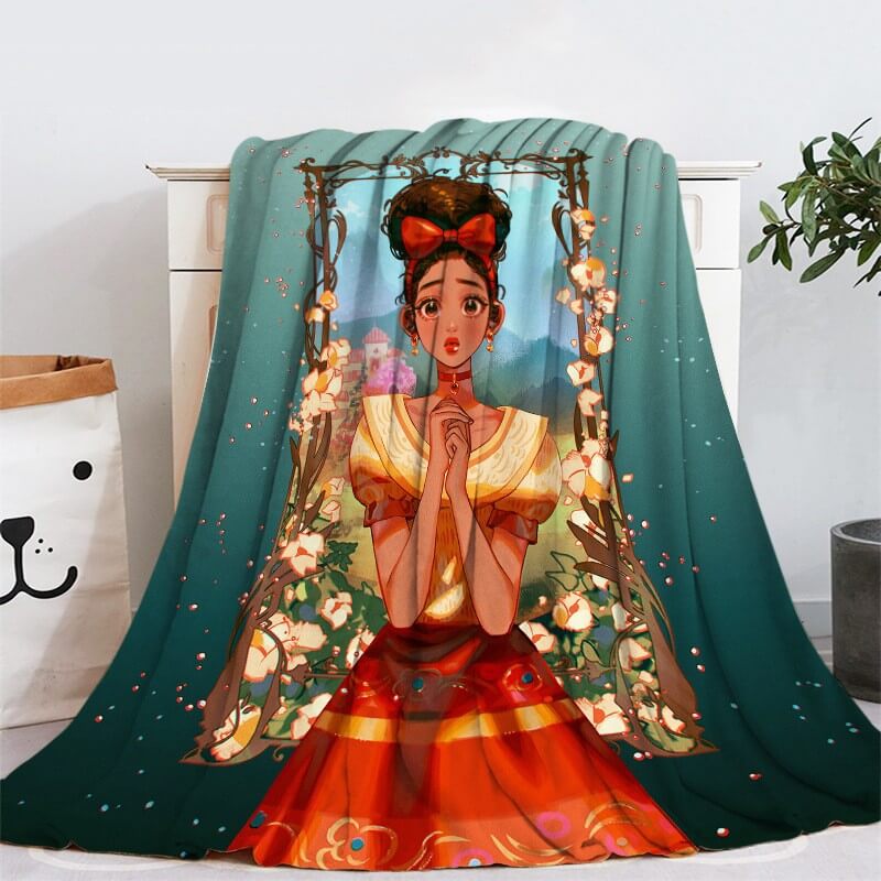 Coperta Disney Encanto Cosplay Flanella Decorazioni per la stanza