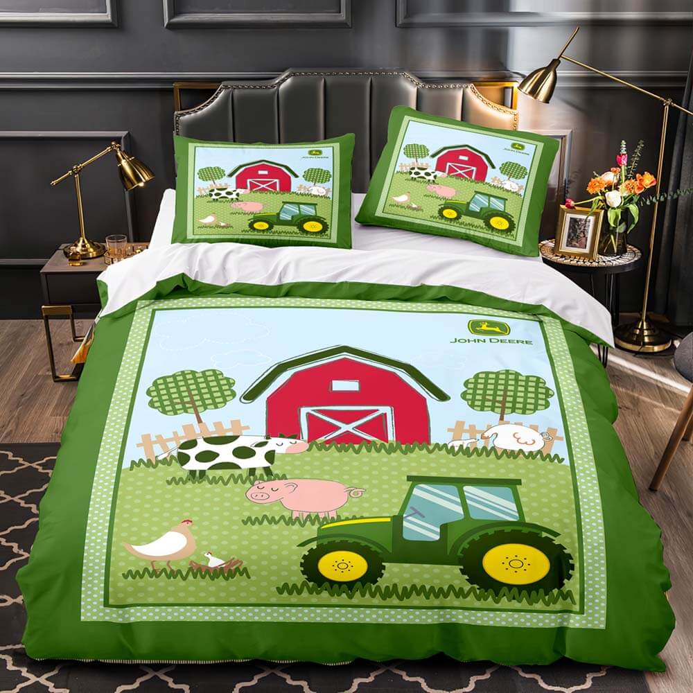 Farming Simulator Tractor Bedding Set Quilt Covers