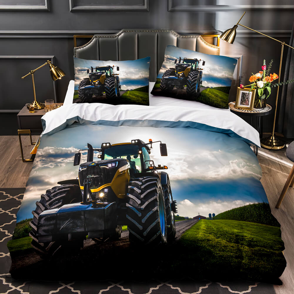 Farming Simulator Tractor Bedding Set Quilt Covers