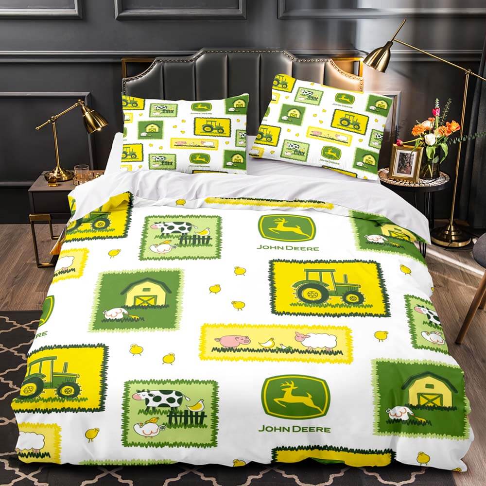 Farming Simulator Tractor Bedding Set Quilt Covers