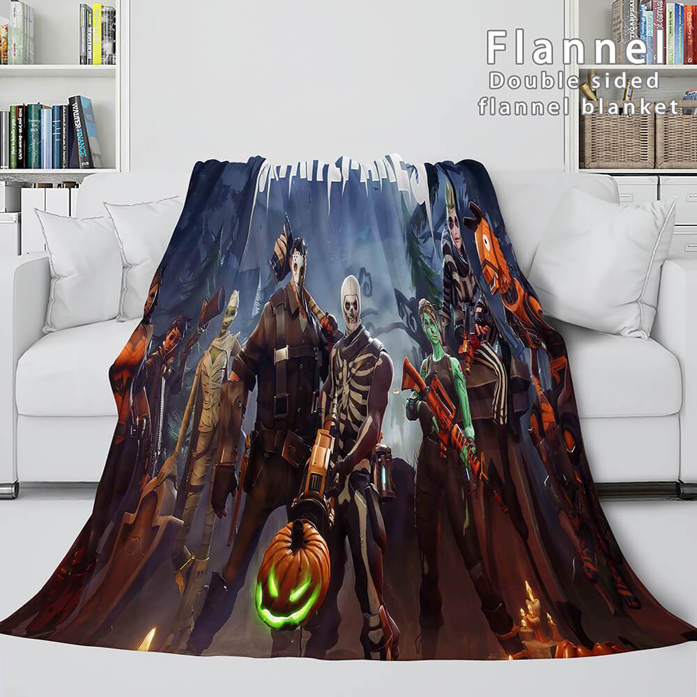 Fortnite Bedding Flannel Fleece Blanket