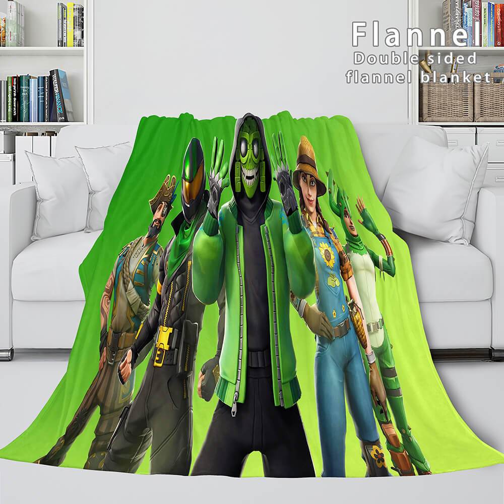 Fortnite Bedding Flannel Fleece Blanket
