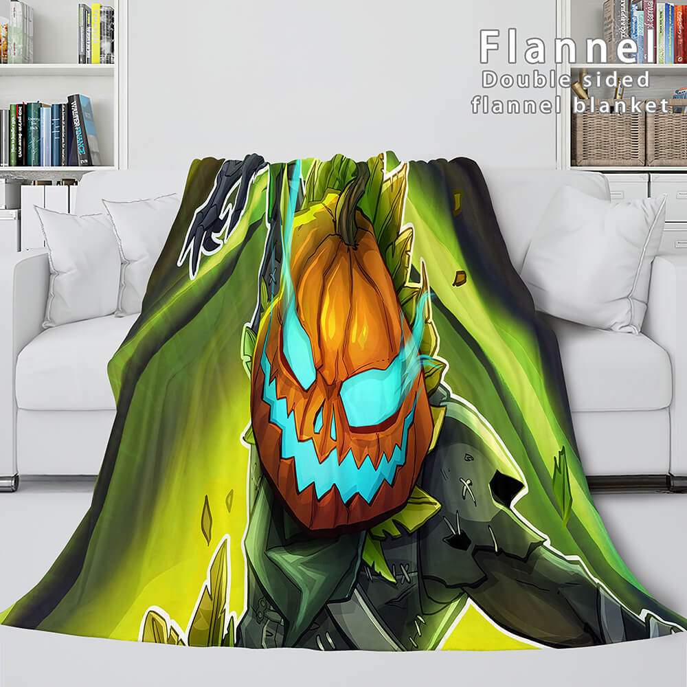 Fortnite Cosplay Flannel Fleece Blanket Throw Wrap Nap Blankets