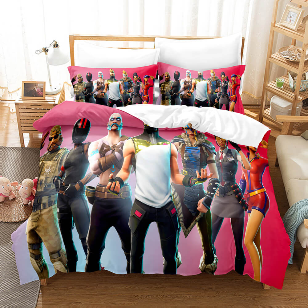 Game Fortnite Bedding Set Cosplay Quilt Cover Without Filler