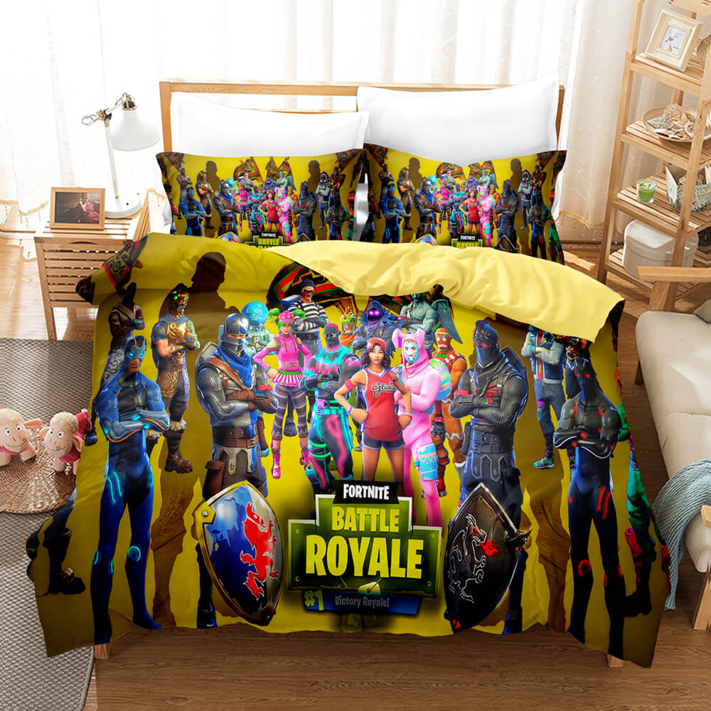 Game Fortnite Bedding Set Cosplay Quilt Cover Without Filler