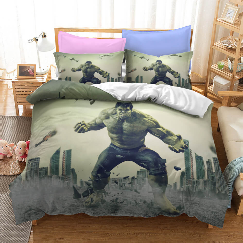 Hulk Bruce Banner Cosplay Bedding Set Quilt Cover