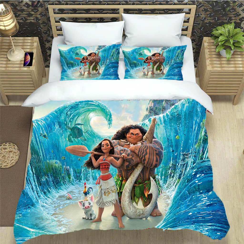 Moana Bedding Set Pattern Quilt Cover Without Filler