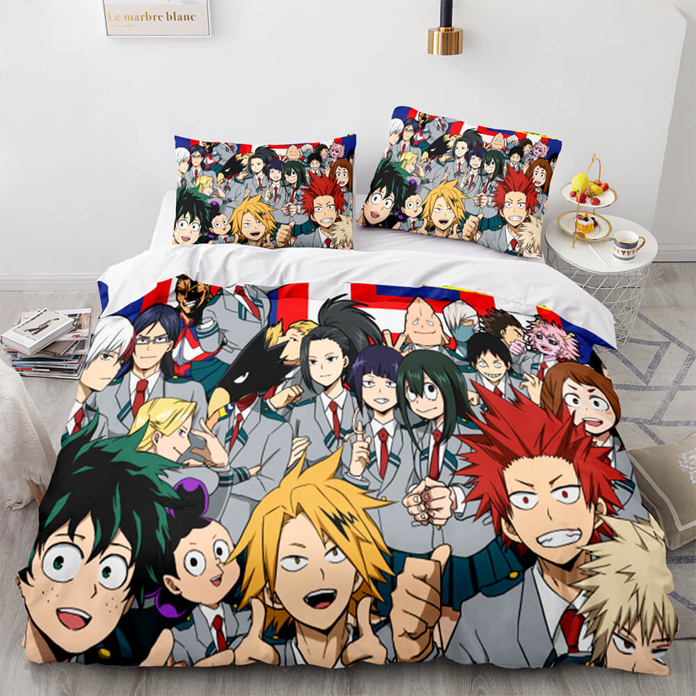 My Hero Academia Bedding Set Cosplay Quilt Cover