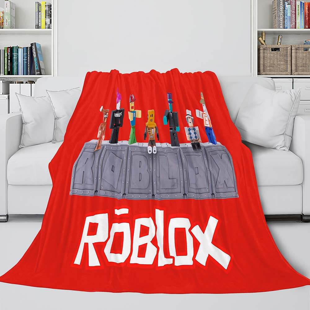 Roblox Bedding Flannel Fleece Blanket Dunelm Quilt Wrap Nap Blankets