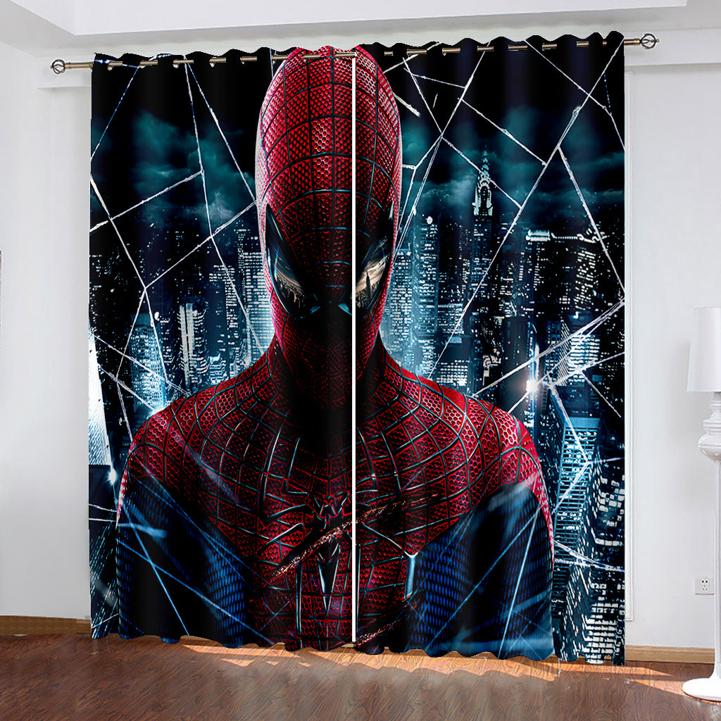 Spider-Man-Vorhänge, verdunkelnde Fenstervorhänge