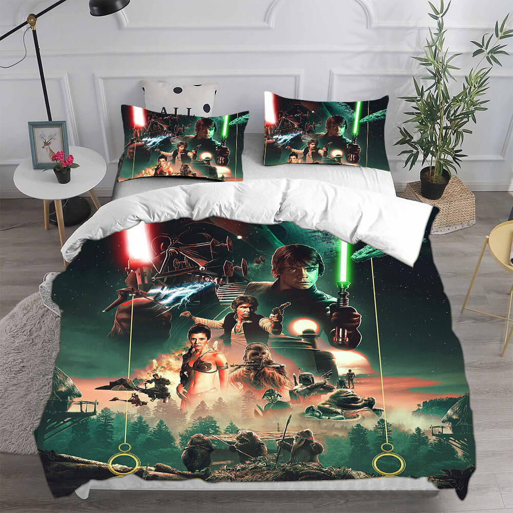 Star Wars Return of the Jedi Ensemble de literie Housses de couette Ensembles de draps