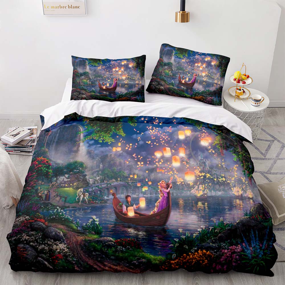 Tangled Bedding Set Pattern Quilt Cover Without Filler