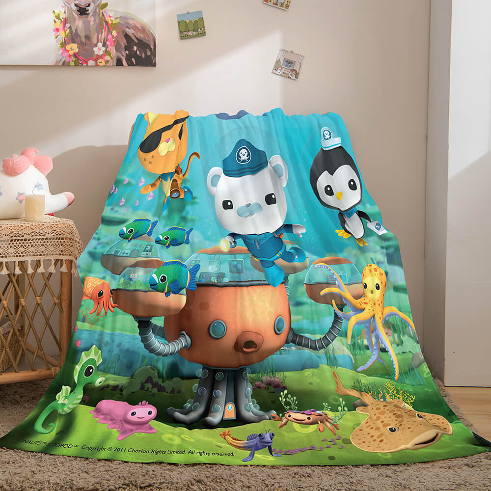 Coperta in pile di flanella di Octonauts Coperta trapuntata per cosplay