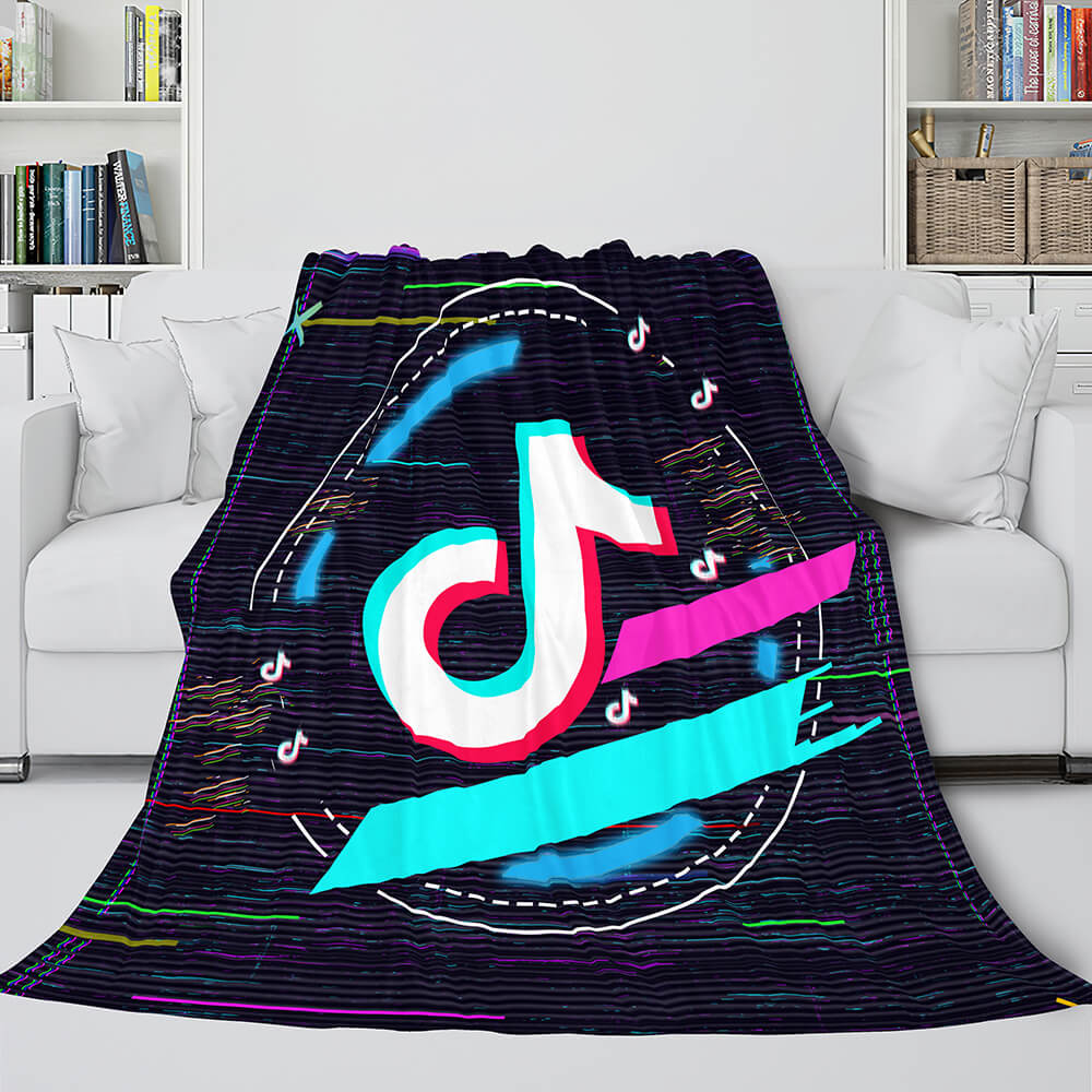 TikTok UK Blanket Tik Tok Flannel Fleece Throw Cosplay Blankets ebuycosuk